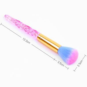 Pinceau Pour Colle A Faux Ongle Pen Nail Art Enlever La Poussière Brosse à Polir Kit Brosse Salon Manucure Bricolagerme5019
