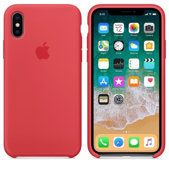 coque silicone iphone x rouge coque silicone iphone x rouge