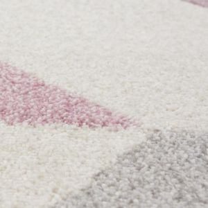 TAPIS MADRID Tapis de salon style moderne 120x170 cm ros