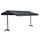 Store double pente 4x3 m - Store banne sur pieds G