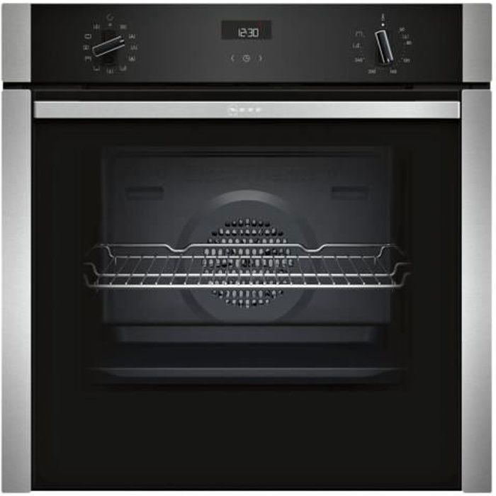 NEFF B3ACI5AN0 - Four électrique encastrable - Chaleur pulsée - 71 L - Catalyse - A - Inox