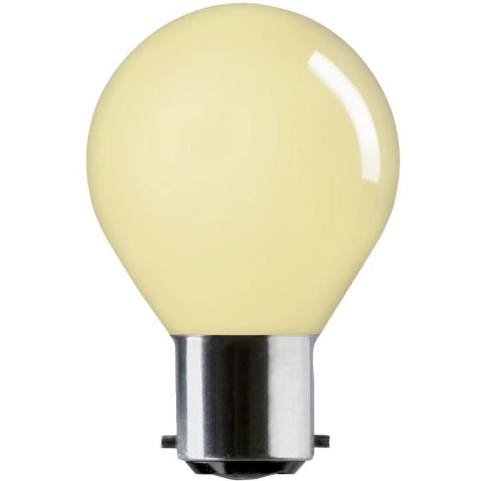 Ampoule couleur B22 General Electric Jaune 15W Achat / Vente Ampoule