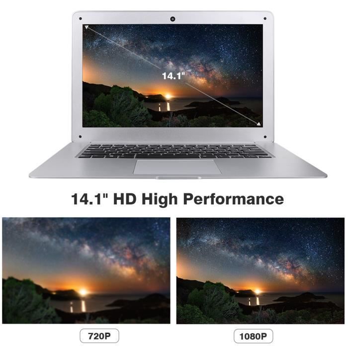 Excelvan Ordinateur Portable D17 14 pouces 1920*10803
