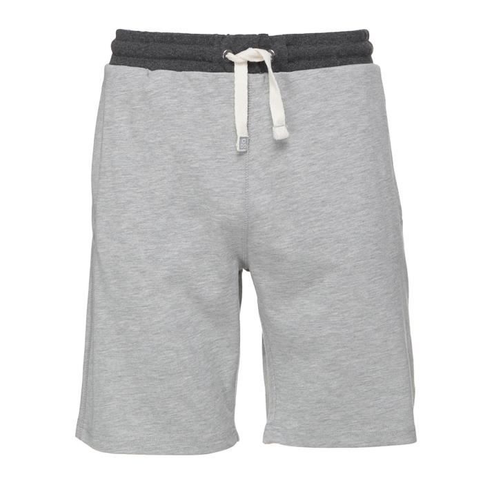 SOFTWR Short Jersey - Homme - Gris chiné