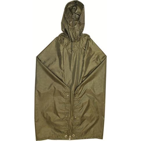 HIGHLANDER Poncho Adventure Capuche Vert olive
