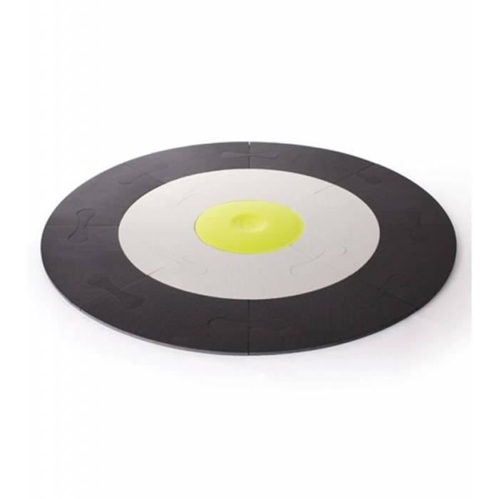 HOPPOP Tapis d'éveil Plati - Gris et lime