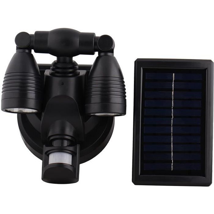 Amazing Eclairage Exterieur Solaire Avec Detecteur De Mouvement #6: ... Détecteur De Mouvement Pour éclairage Extérieur. BALISE - BORNE SOLAIRE Teckey Projecteur Solaire Lampe Double 38 LED Avec Amazing Eclairage Exterieur Solaire Avec Detecteur De Mouvement #6: ... Détecteur De Mouvement Pour éclairage Extérieur. BALISE - BORNE SOLAIRE Teckey Projecteur Solaire Lampe Double 38 LED Avec