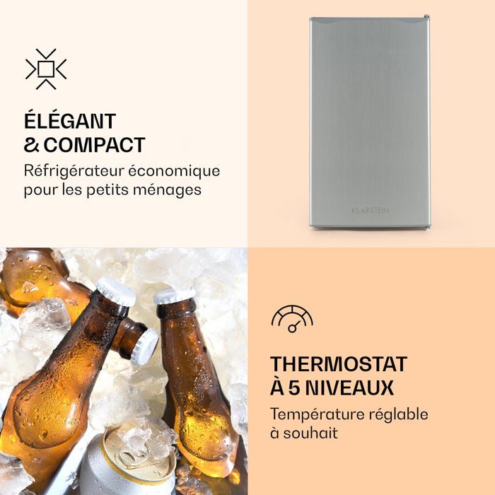 Klarstein Alleinversorger - Combiné réfrigérateur2