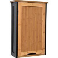 ARMOIRE DE TOILETTE Meuble Haut de salle de bain - 1 porte - EN BAMBOU ARMOIRE DE TOILETTE Meuble Haut de salle de bain - 1 porte - EN BAMBOU