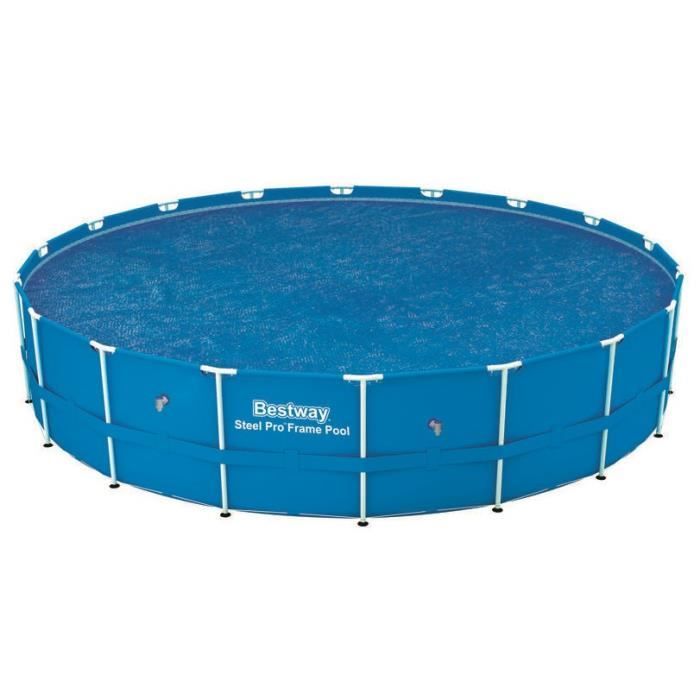 BESTWAY Bâche solaire Ø 527cm pour piscine Frame Pool Ø 549cm