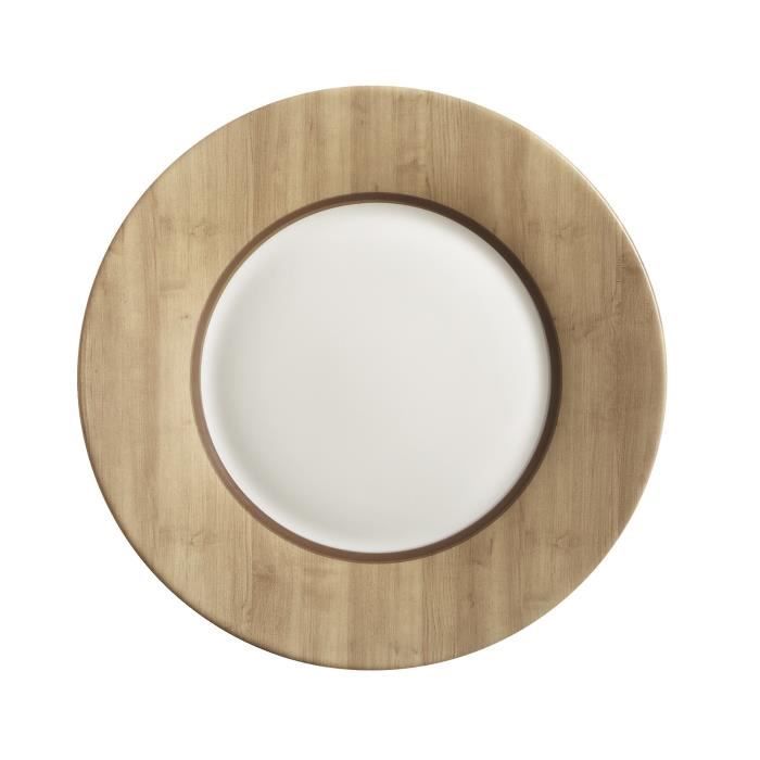 LUMINARC 8023198 Lot 6 Assiettes Dessert 22cm Nordic Alpaga - Opal