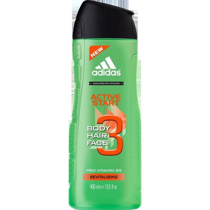 ADIDAS Gel douche 3en1 Active Start - 400 ml