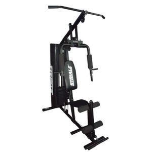 STRIALE Presse de Musculation SH-6066 avec Carter Noir et 45.5 kg poids Inclus