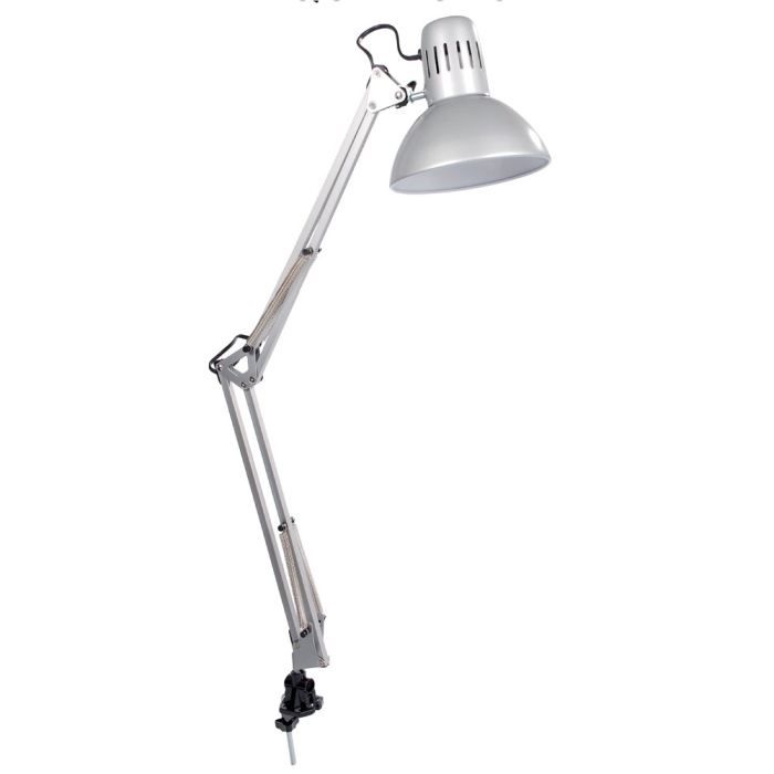 Lampe à poser ARCHITECTE GRIS PINCE 79 cm   Achat / Vente LAMPE A