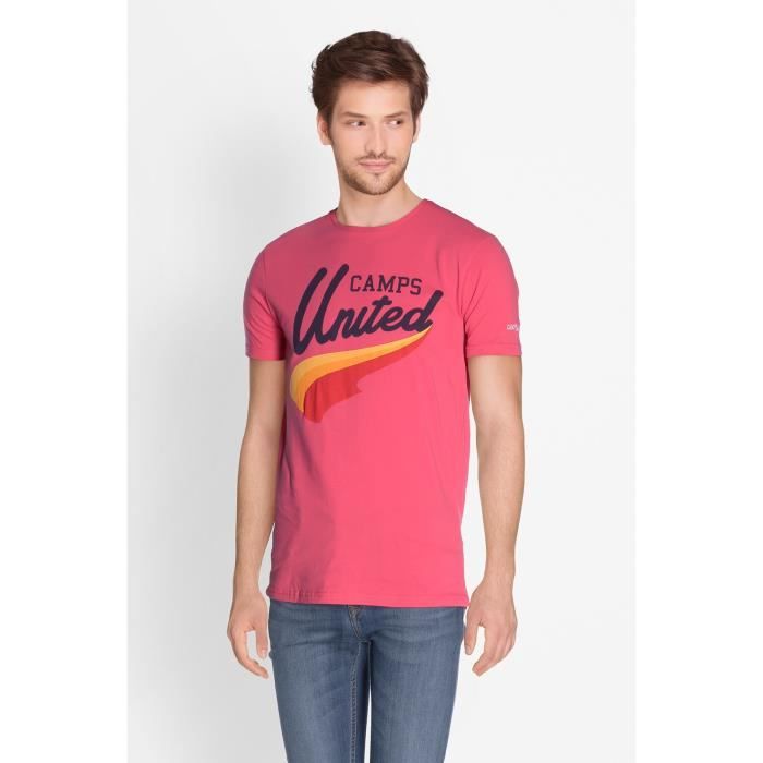 CAMPS T-shirt Manches Courtes - Homme - Rose