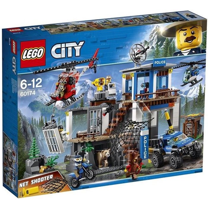 LEGO® City 60174 Le poste de police de montagne