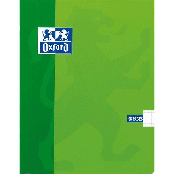 OXFORD Cahier Scolaire - 96 pages - 22 cm x 17 cm x 0,4 cm
