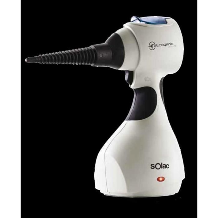 SOLAC S94901700 Pistolet vapeur Ecogenic Pro 15 - 1400 W - Blanc et Noir