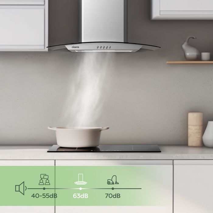  Hotte aspirante 60cm >550m3/h -56db -éclairage2