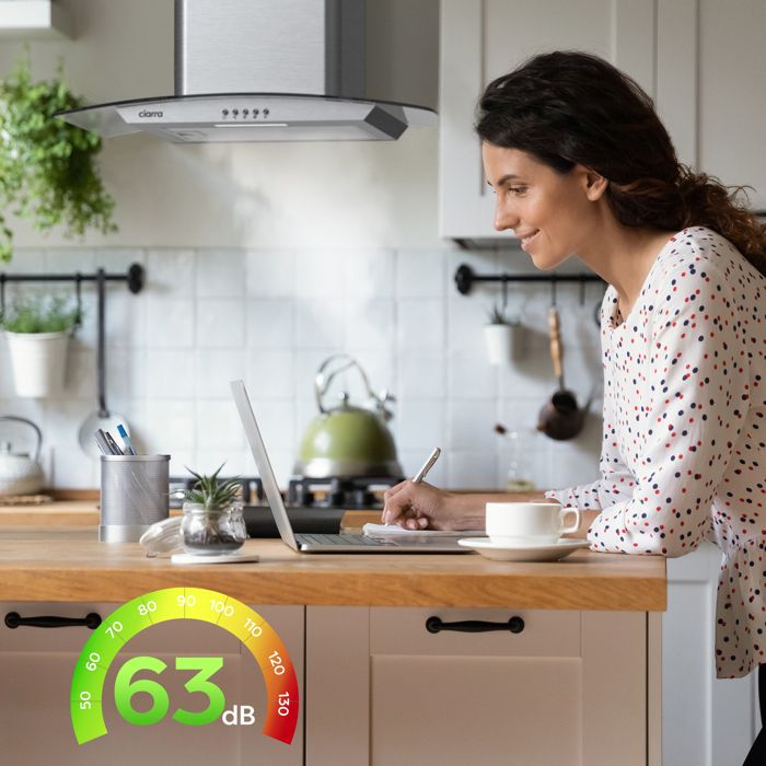  Hotte aspirante 60cm >550m3/h -56db -éclairage3