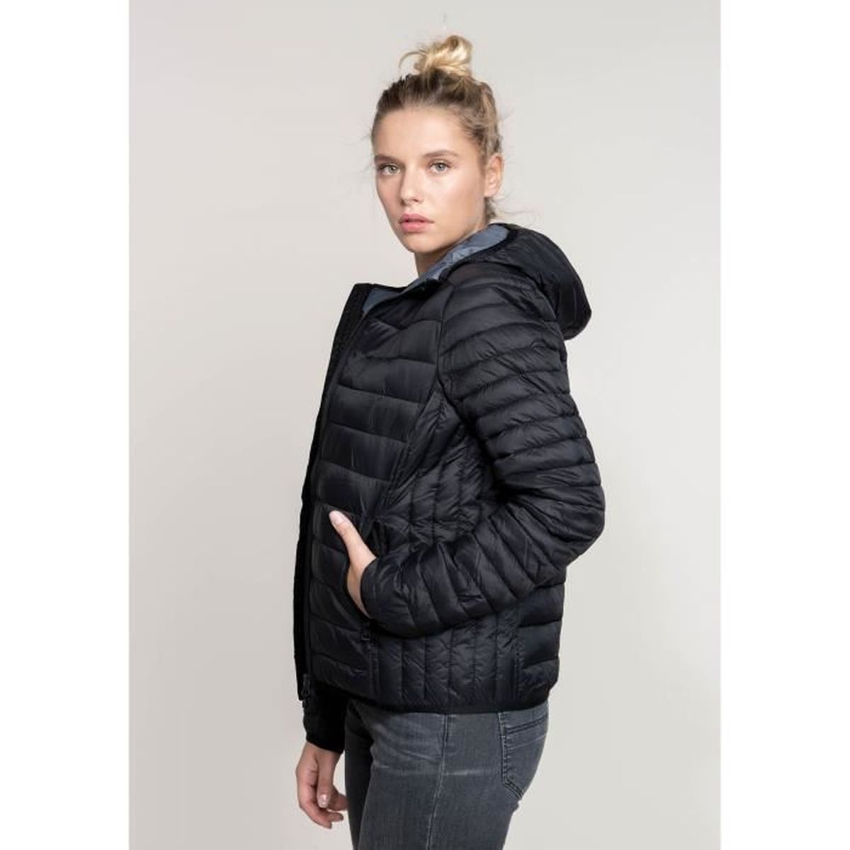 Doudoune light capuche femme - Achat / Vente Doudoune ...