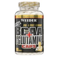 ACIDES AMINÉS WEIDER BCAA + L Glutamine Muscle recovery 180 NTT ACIDES AMINÉS WEIDER BCAA + L Glutamine Muscle recovery 180 NTT