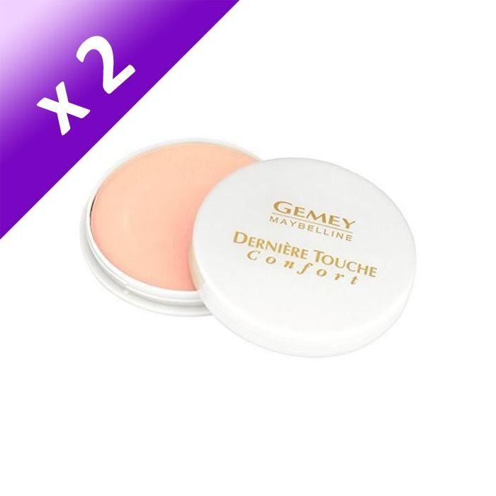 GEMEY MAYBELLINE Dernière Touche Confort poudre compacte - 04 Brune Cendrée (Lot de 2)