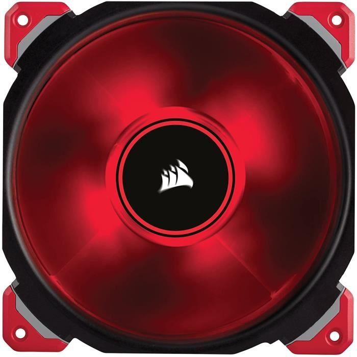 Corsair Ventilateur de boîtier ML140 PRO LED - 140 mm - Rouge