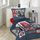 Parure de couette 100% coton 140x200 CITY LONDON