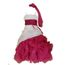 Robe De Cérémonie Fushia Pour Jeune Fille Jupon Ivoire