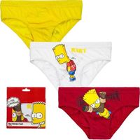 CULOTTE - SLIP Boite de 3 slips BART SIMPSONS pour enfant CULOTTE - SLIP Boite de 3 slips BART SIMPSONS pour enfant