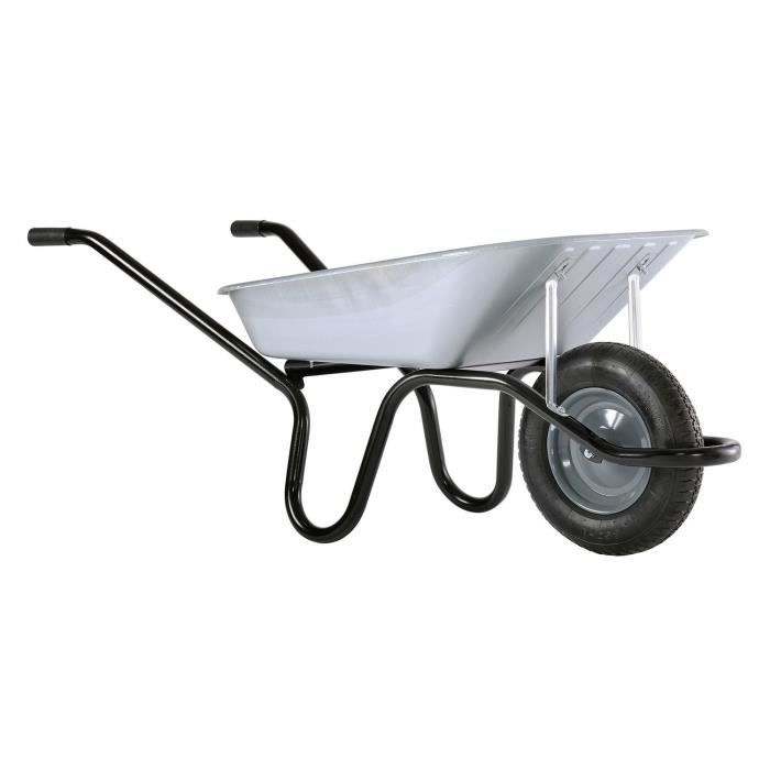 Brouette Aktiv Premium galva roue gonflee 100 L - HAEMMERLIN