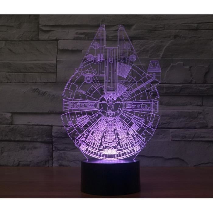 3d Lampe Wars Millennium Star Falcon tCQrxsdBh