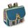 Cartable LILI PETROL Flowers 41 cm 3 compartiments