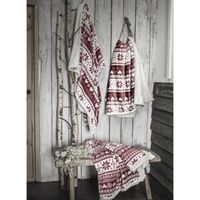 COUVERTURE - PLAID TODAY Plaid en polyester - 125 x 150 cm - Rouge COUVERTURE - PLAID TODAY Plaid en polyester - 125 x 150 cm - Rouge