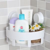 PORTE ACCESSOIRE MCSAYS Etagère de Rangement Ventouse Mural Adhésif PORTE ACCESSOIRE MCSAYS Etagère de Rangement Ventouse Mural Adhésif