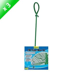 TETRA Lot de 3 Epuisettes FN XL 15cm pour poisson