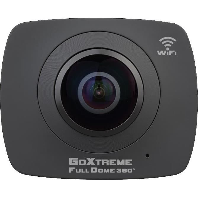 GOXTREME Caméra Full Dome 360° - Video HQD (1920x960) - Image (3008x1504) - 32 Go - Noir