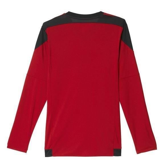 ADIDAS STRIPED 15 Maillot Manches Longues - Bordeaux/Noir