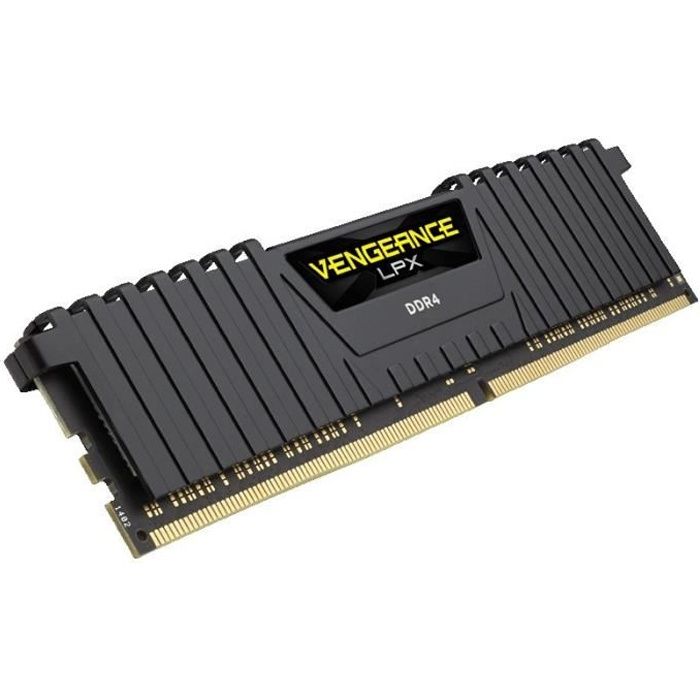CORSAIR Memoire PC DDR4 Vengeance LPX 8 Go 1 x 8 Go 2400 MHz CAS 14 CMK8GX4M1A2400C14