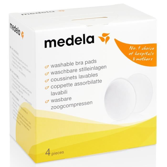 MEDELA Boîte de 4 Coussinets lavables