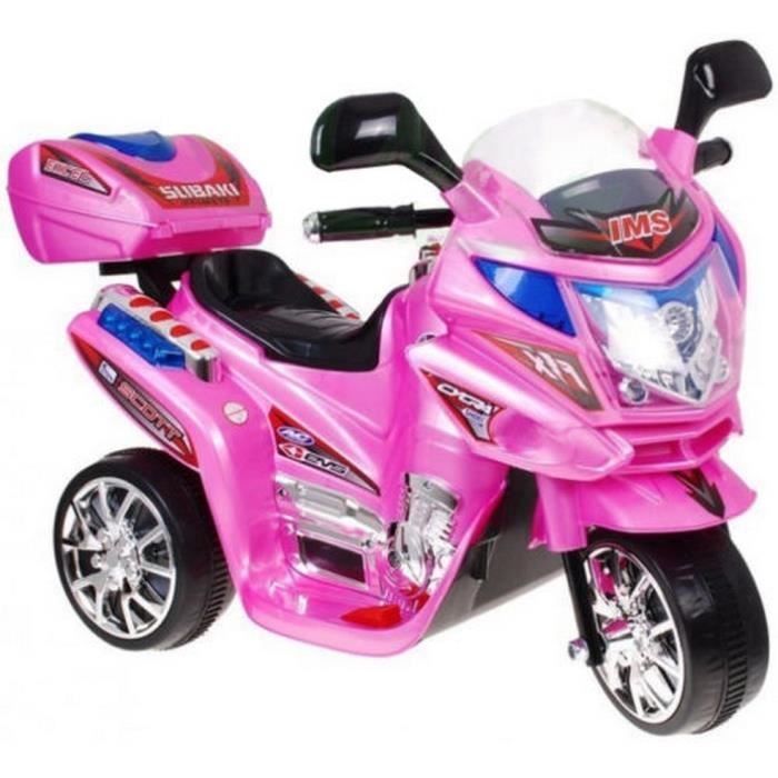 Moto Électrique De Bébé Voiture Enfants Véhicule Pour Tricycle Rose 3