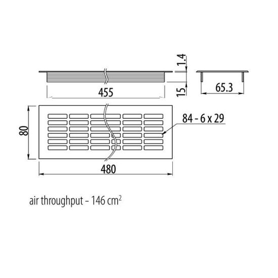 Plinthes Blanches Grille Ventilation Plinthe Cuisine