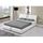 DOHA Lit adulte + sommier contemporain en métal et