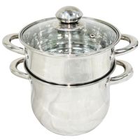 COUSCOUSSIER Couscoussier traiteur inox 8 Litres COUSCOUSSIER Couscoussier traiteur inox 8 Litres