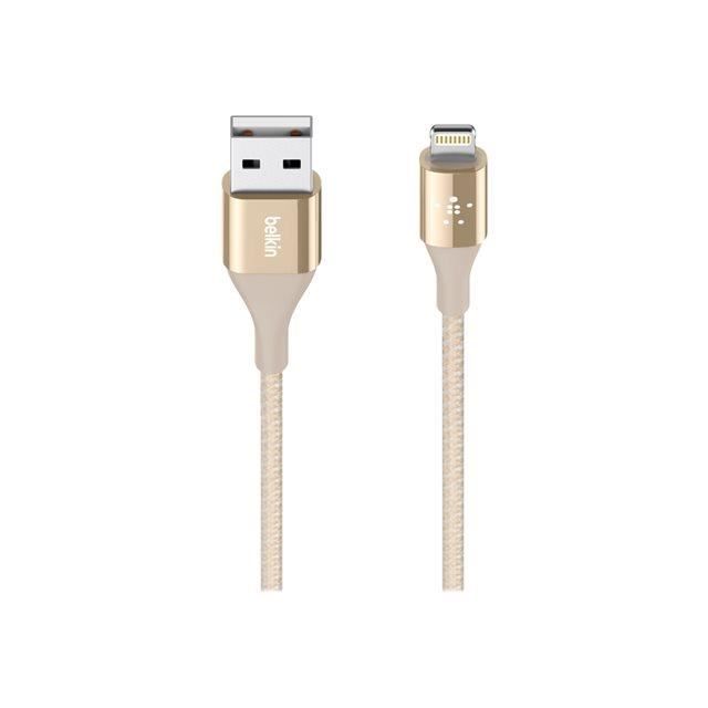 BELKIN Câble Lightning 1.22 m Blindé Or iPad/iPhone/iPod