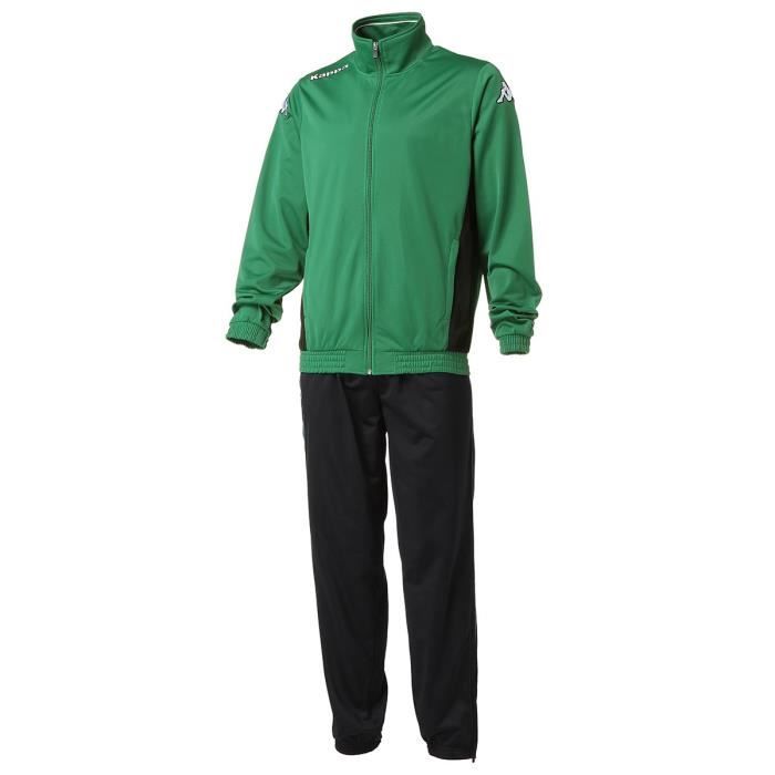 KAPPA Survêtement Savigno TKS - Homme - Noir et Vert