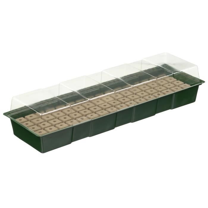 NATURE Mini-serre de culture hydroponique 4 X 16 alvéoles