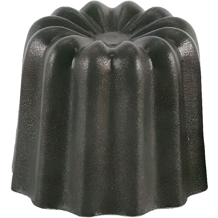 PATISSE 6 moules à cannelés en aluminium revêtu - 35 mm
