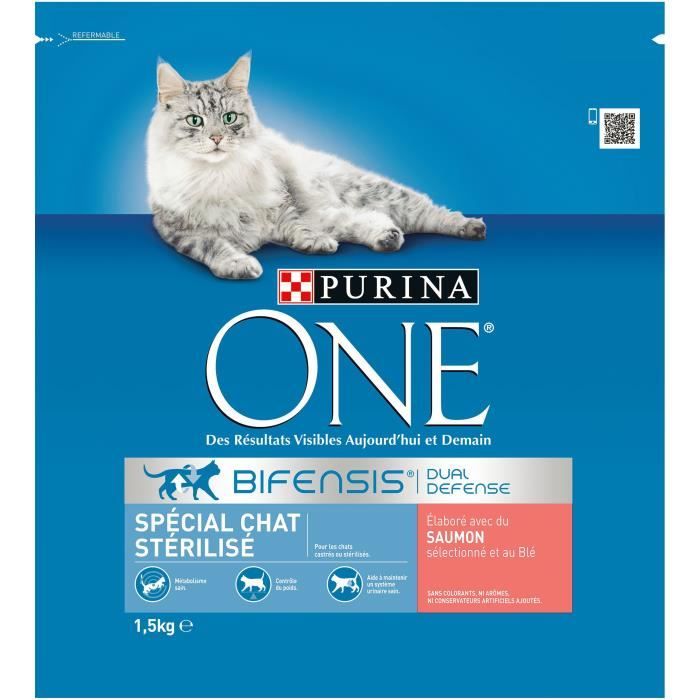 1,5kg Special Chat Sterilise PURINA ONE, saumon